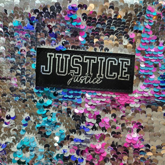 Justice Reversible Sequin Fullsize Backpack - Picture 7 of 8